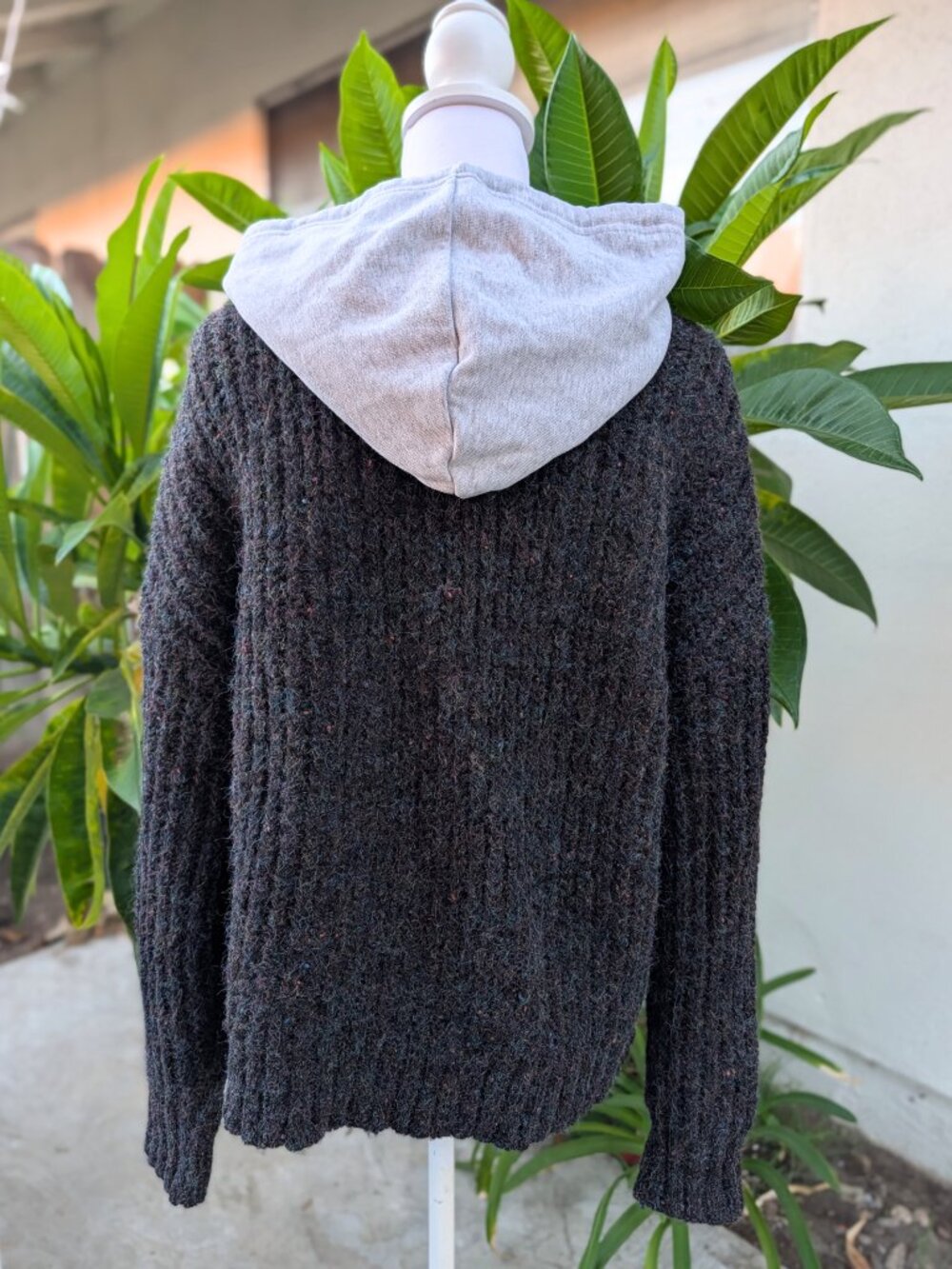 Offline by Aerie speckled knit sweater hoodie size xs VGUC - Picture 5 of 13